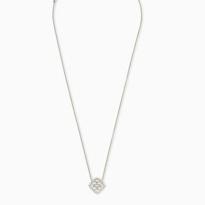 Kendra Scott Sterling Sliver Dira Pendant Necklace
